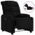 Fotoliu rabatabil electric, negru, material textil GartenMobel Dekor