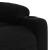 Fotoliu rabatabil electric, negru, material textil GartenMobel Dekor