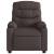 Fotoliu rabatabil electric, maro închis, material textil GartenMobel Dekor
