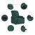Fotoliu rabatabil electric, verde închis, material textil GartenMobel Dekor