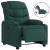 Fotoliu rabatabil electric, verde închis, material textil GartenMobel Dekor