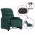 Fotoliu rabatabil electric, verde închis, material textil GartenMobel Dekor
