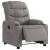Fotoliu rabatabil electric, gri taupe, material textil GartenMobel Dekor