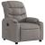 Fotoliu rabatabil electric, gri taupe, material textil GartenMobel Dekor