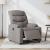 Fotoliu rabatabil electric, gri taupe, material textil GartenMobel Dekor
