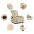 Fotoliu rabatabil electric, crem, material textil GartenMobel Dekor