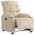 Fotoliu rabatabil electric, crem, material textil GartenMobel Dekor