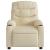 Fotoliu rabatabil electric, crem, material textil GartenMobel Dekor