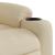 Fotoliu rabatabil electric, crem, material textil GartenMobel Dekor