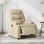 Fotoliu rabatabil electric, crem, material textil GartenMobel Dekor