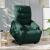 Fotoliu electric rabatabil cu ridicare, verde închis, textil GartenMobel Dekor