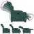 Fotoliu electric rabatabil cu ridicare, verde închis, textil GartenMobel Dekor