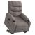 Fotoliu electric rabatabil cu ridicare, gri taupe, textil GartenMobel Dekor
