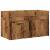 Set mobilier de baie, 2 piese, lemn vechi, lemn prelucrat GartenMobel Dekor