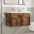 Set mobilier de baie, 2 piese, lemn vechi, lemn prelucrat GartenMobel Dekor