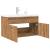 Set mobilier de baie, 2 piese, stejar artizanal, lemn prelucrat GartenMobel Dekor