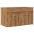 Set mobilier de baie, 2 piese, stejar artizanal, lemn prelucrat GartenMobel Dekor