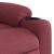 Fotoliu rabatabil, roșu vin, material textil GartenMobel Dekor