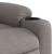 Fotoliu rabatabil, gri taupe, material textil GartenMobel Dekor