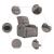 Fotoliu rabatabil, gri taupe, material textil GartenMobel Dekor