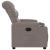 Fotoliu rabatabil, gri taupe, material textil GartenMobel Dekor