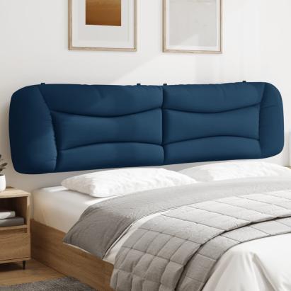 Pernă pentru tăblie de pat, albastru, 200 cm, material textil GartenMobel Dekor