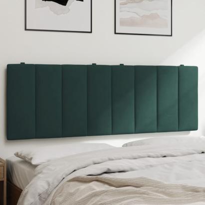 Pernă tăblie de pat, verde, 120 cm, catifea GartenMobel Dekor