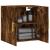 Dulap de perete, stejar fumuriu, 60x31x60 cm, lemn compozit GartenMobel Dekor