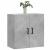 Dulap de perete, gri beton, 60x31x60 cm, lemn compozit GartenMobel Dekor