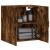 Dulap de perete, stejar fumuriu, 60x31x60 cm, lemn compozit GartenMobel Dekor