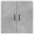 Dulap de perete, gri beton, 60x31x60 cm, lemn compozit GartenMobel Dekor