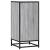 Dulap, gri sonoma, 35,5x35x76 cm, lemn prelucrat și metal GartenMobel Dekor