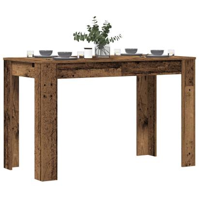 Masă de bucătărie, lemn vechi, 120 x 60 x 76 cm, PAL GartenMobel Dekor