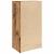 Servantă cu 6 sertare, Lemn vechi, 50 x 34 x 96 cm, PAL GartenMobel Dekor