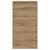 Servantă cu 6 sertare, Stejar artizanal, 50 x 34 x 96 cm, PAL GartenMobel Dekor