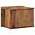 Noptiere de perete, 2 buc., lemn vechi, 40x32x30 cm GartenMobel Dekor