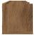 Raft perete CD-uri stejar artizanal 75x18x18 cm lemn prelucrat GartenMobel Dekor