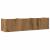 Raft perete CD-uri stejar artizanal 75x18x18 cm lemn prelucrat GartenMobel Dekor