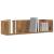Raft perete CD-uri stejar artizanal 75x18x18 cm lemn prelucrat GartenMobel Dekor