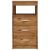 Dulap cu sertare, lemn vechi, 40x50x76 cm, lemn compozit GartenMobel Dekor