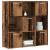 Bibliotecă, lemn vechi, 90x28x90 cm, lemn prelucrat GartenMobel Dekor