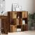 Bibliotecă, lemn vechi, 90x28x90 cm, lemn prelucrat GartenMobel Dekor