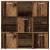 Bibliotecă, lemn vechi, 90x28x90 cm, lemn prelucrat GartenMobel Dekor