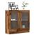 Bibliotecă, lemn vechi, 82,5x30,5x80 cm, lemn prelucrat GartenMobel Dekor