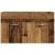 Dulap chiuvetă baie, lemn vechi, 80x38,5x46 cm, lemn prelucrat GartenMobel Dekor