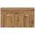 Dulap chiuvetă baie, stejar artizanal 80x38,5x46 cm lemn GartenMobel Dekor