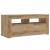 Dulap TV cu LED stejar artizanal 90x35x40 cm lemn prelucrat GartenMobel Dekor