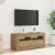 Dulap TV cu LED stejar artizanal 90x35x40 cm lemn prelucrat GartenMobel Dekor
