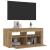 Dulap TV cu LED stejar artizanal 90x35x40 cm lemn prelucrat GartenMobel Dekor