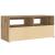 Dulap TV cu LED stejar artizanal 90x35x40 cm lemn prelucrat GartenMobel Dekor